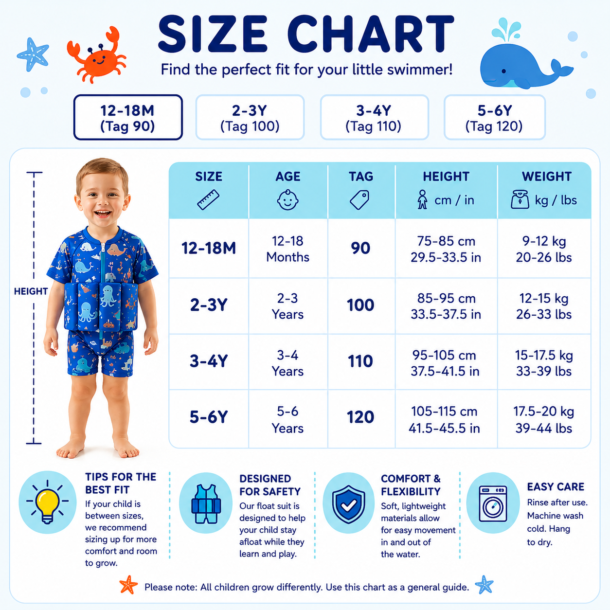 AquaCub First Mate Float Suit